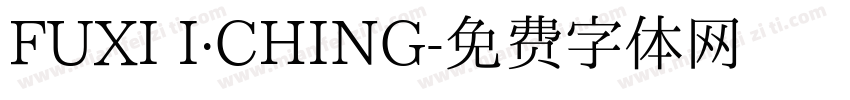 FUXI I·CHING字体转换